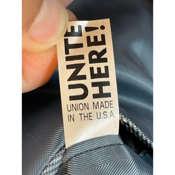 Joseph Abboud Men Coat Suit Blazer Jacket 100% Wool Two Button Slate Blue SZ 40S - Picture 6 of 8